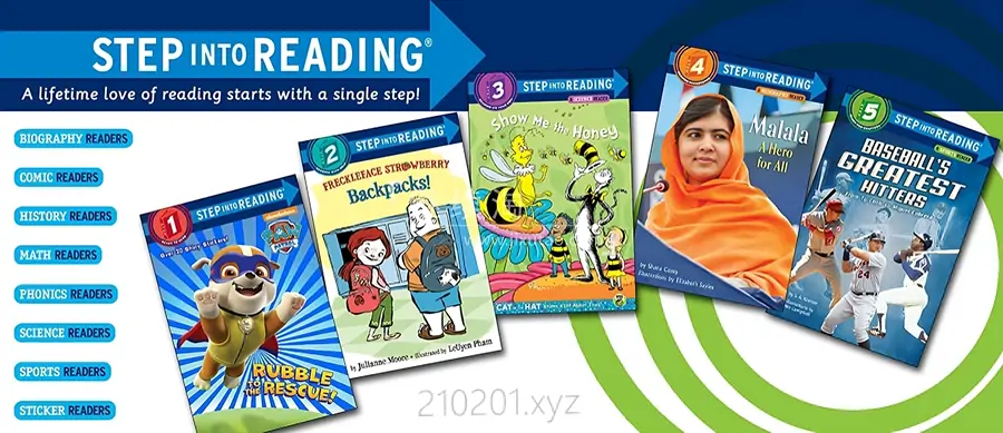 兰登英语分级读物 Step into Reading 经典绘本故事系列1-5级音频+PDF资源+教师手册全集