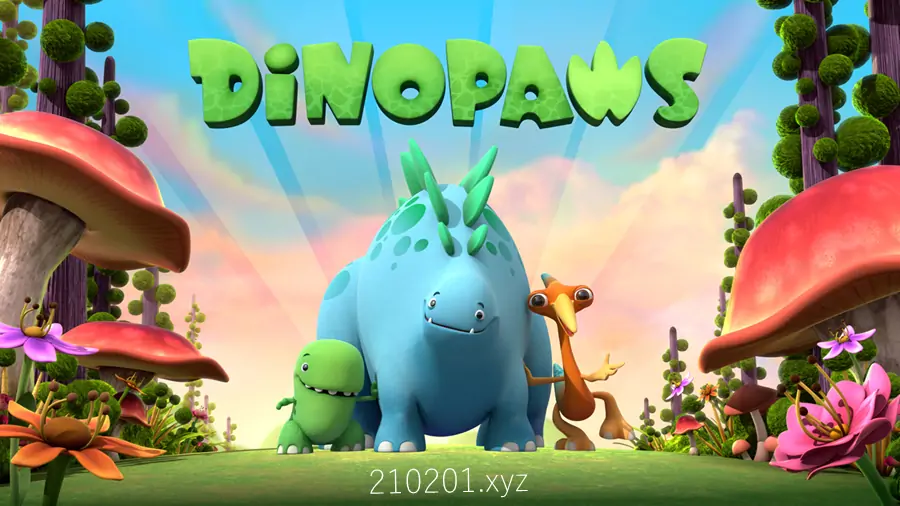 好奇小恐龙&小恐龙乐园(Dinopaws).webp