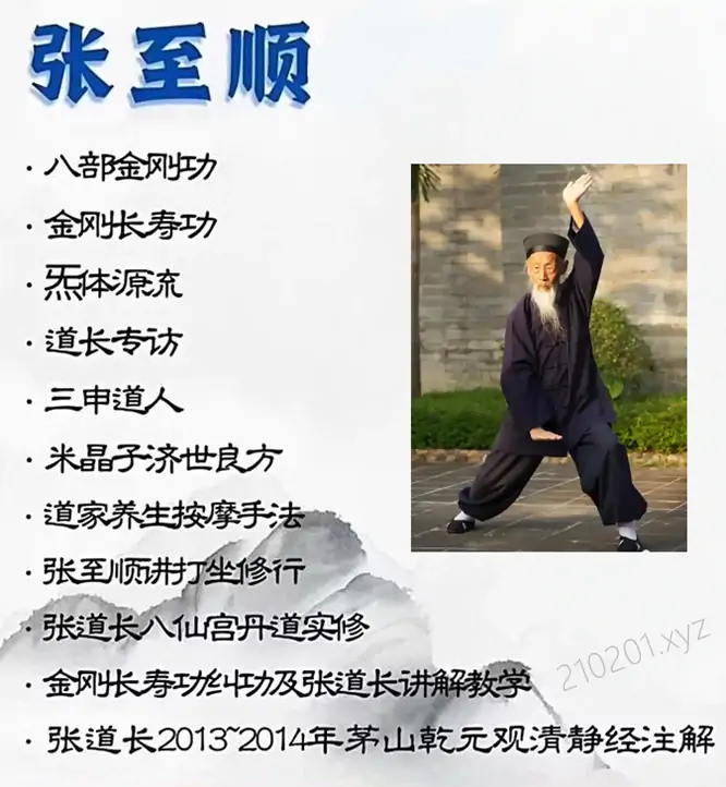 张至顺道长「八部金刚长寿功」道家秘典珍藏视频等资源全集