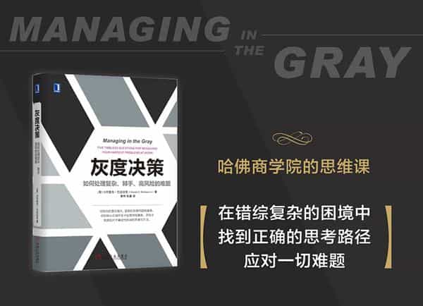 《灰度决策：如何处理复杂、棘手、高风险的难题》电子书PDF/mobi/epub下载