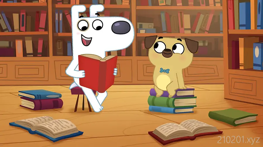 狗狗爱看书(Dog Loves Books).webp